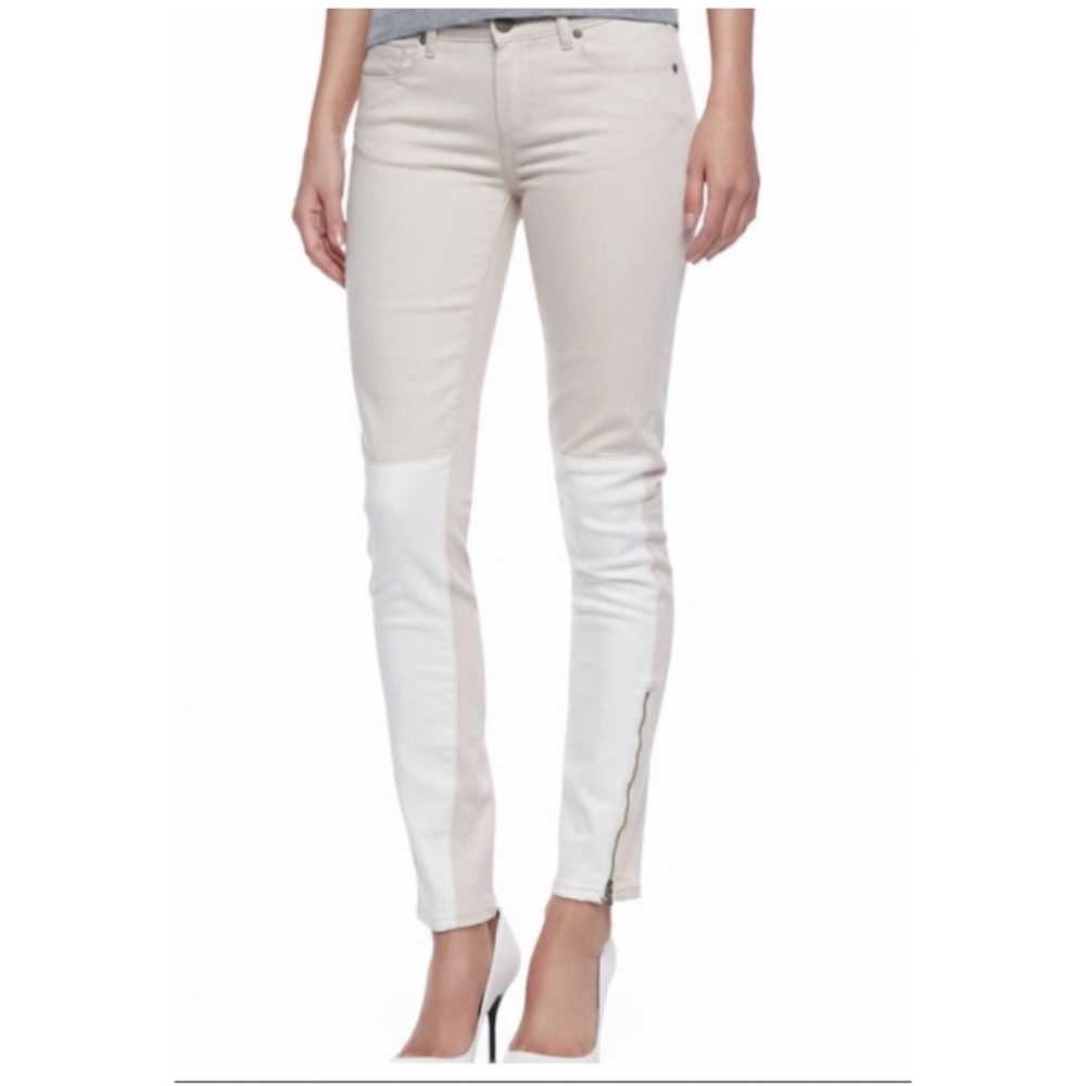 Paige Serenity Ankle Zip Skinny Jeans Size 30